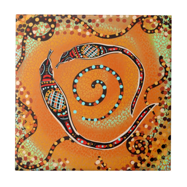 AUSTRALIA ART    TILE (Front)