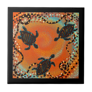 AUSTRALIA ART   TILE