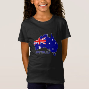 Australia Australian Flag Map Travel T-Shirt