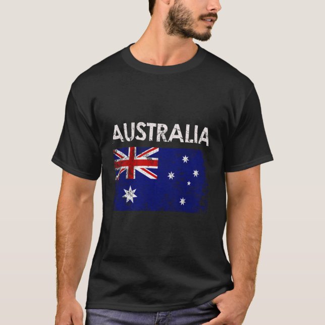 Australia Australian Flag Pride T-Shirt (Front)