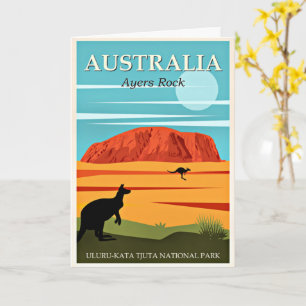 Australia, Ayers Rock, Card
