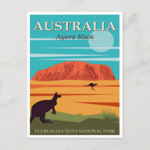 Australia Ayers Rock, Uluru-Kata Tjuta National Postcard