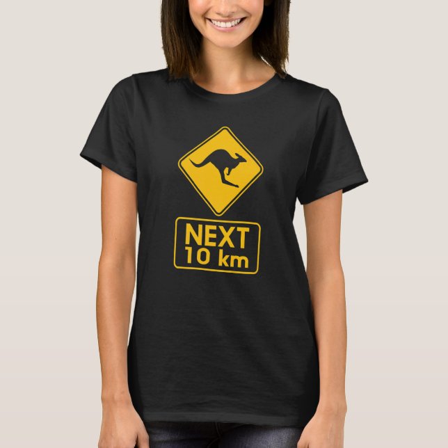 Australia Backpacker Vacation Trip To Kangaroo Nex T-Shirt (Front)