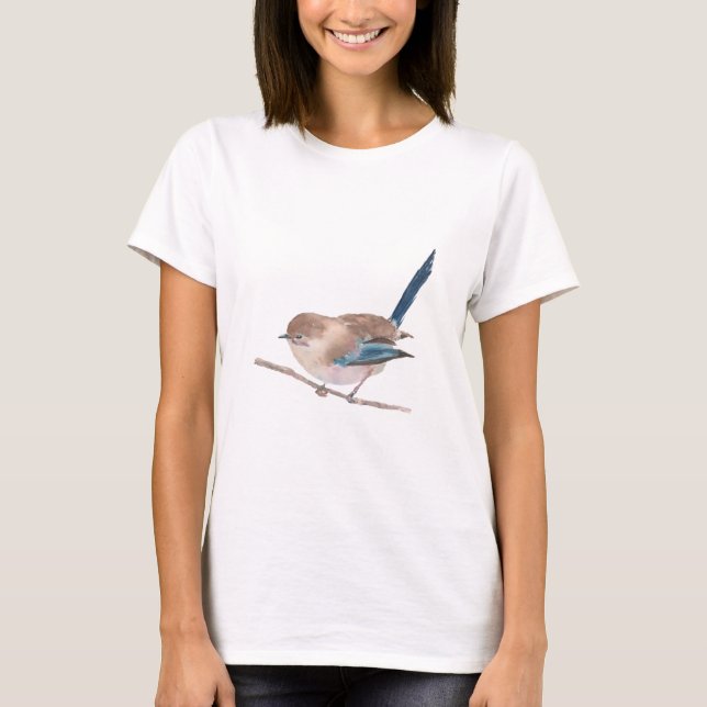 Australia Bird T-Shirt Fairy Wren  (Front)