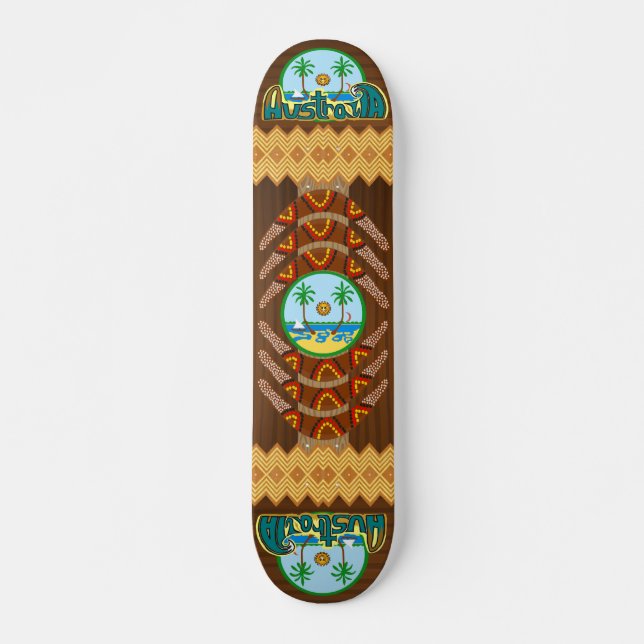 Australia Boomerang Board Edition Skateboard (Front)
