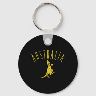 Australia Boxing Kangaroo  Key Ring