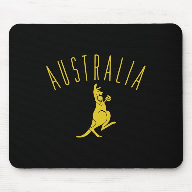 Australia Boxing Kangaroo  Mouse Mat (Front)