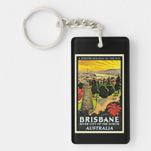 Australia-Brisbane, a Winter Holiday, Key Ring
