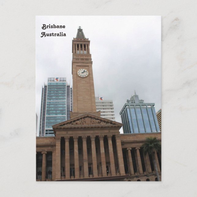 Australia, Brisbane City Hall, Brisbane, Australia Postcard (Front)