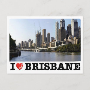 Australia - Brisbane - I Love - Postcard