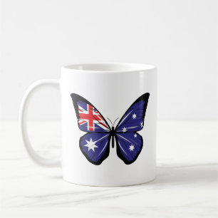 Australia Butterfly Flag Coffee Mug