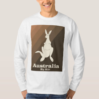 Australia By Air Kangaroo travel poster. T-Shirt