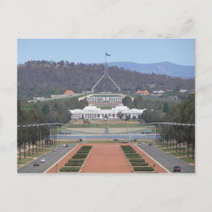 Australia - Canberra - Old & New Parliament House Postcard