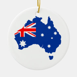 Australia Ceramic Tree Decoration