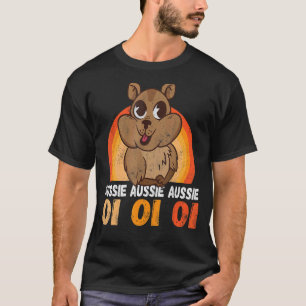 Australia Chant Australian Wombat Animal Cute Aust T-Shirt