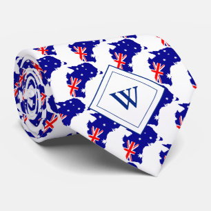AUSTRALIA Christian Monogram Tie