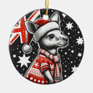 AUSTRALIA CHRISTMAS CERAMIC TREE DECORATION