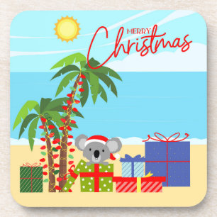 Australia Christmas Coaster