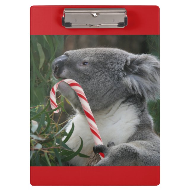 Australia Christmas Koala Bear Clipboard (Front)