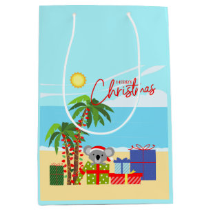 Australia Christmas Medium Gift Bag