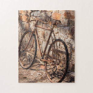 Australia, Clare Valley, Sevenhill, old bicycle Jigsaw Puzzle