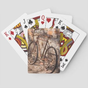 Australia, Clare Valley, Sevenhill, old bicycle Playing Cards