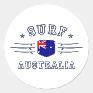 Australia Classic Round Sticker