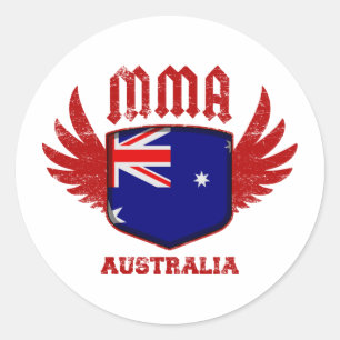 Australia Classic Round Sticker