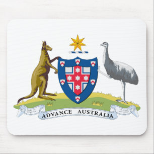 Australia Coat of Arms (1908) Mouse Mat