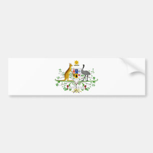 Australia Coat Of Arms Bumper Sticker