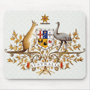 Australia Coat of Arms detail Mouse Mat