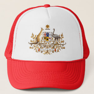 Australia Coat of Arms detail Trucker Hat