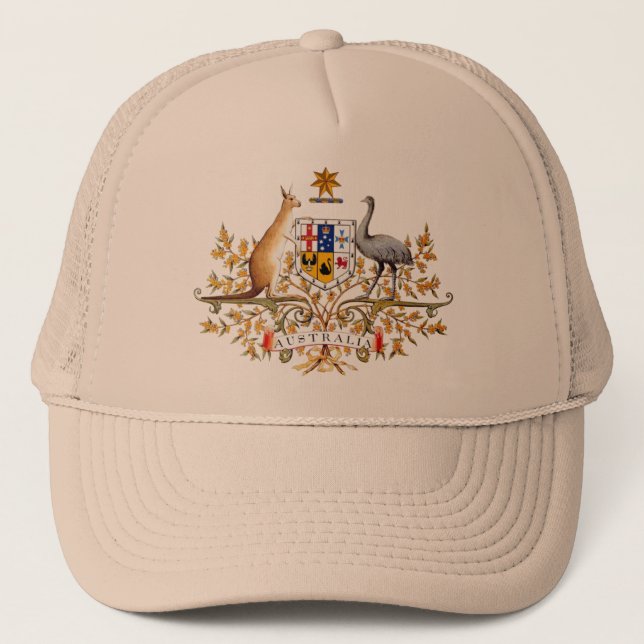 Australia Coat of Arms Hat (Front)
