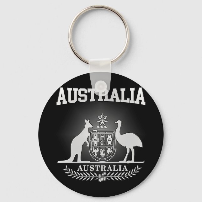 Australia Coat of Arms Key Ring (Front)