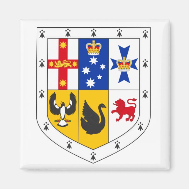 Australia Coat of Arms Magnet (Front)