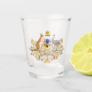 Australia Coat of Arms Shot Glass