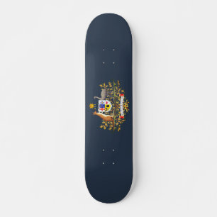 Australia Coat of Arms Skateboard