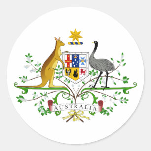 Australia Coat of Arms Sticker