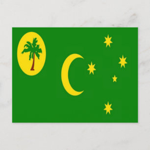 Australia - Cocos (keeling) Islands - Flag - Postcard