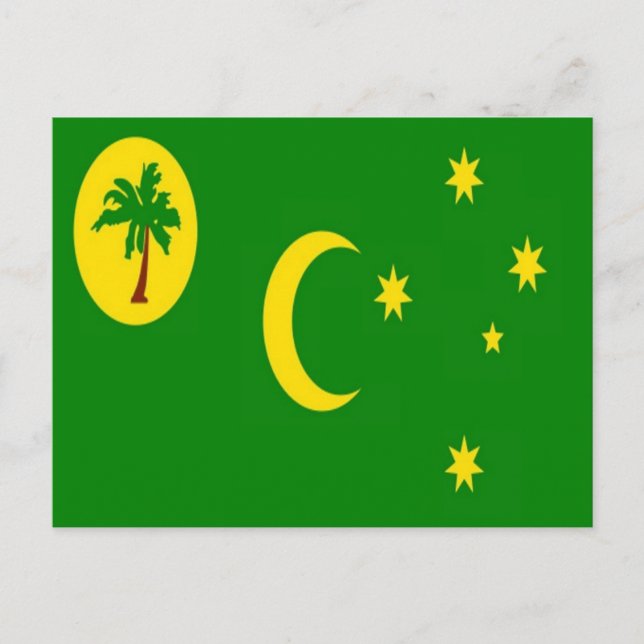 Australia - Cocos (keeling) Islands - Flag - Postcard (Front)
