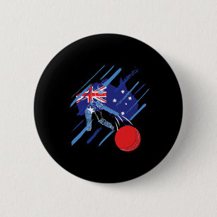 Australia Cricket Fan Or Player 6 Cm Round Badge