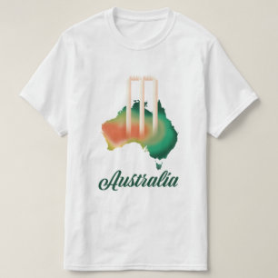 Australia Cricket map. T-Shirt