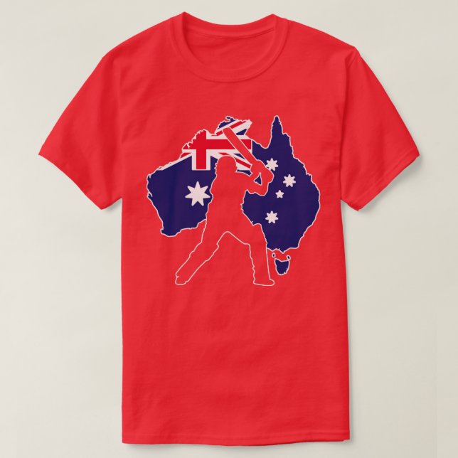 Australia Cricket  T-Shirt (Design Front)
