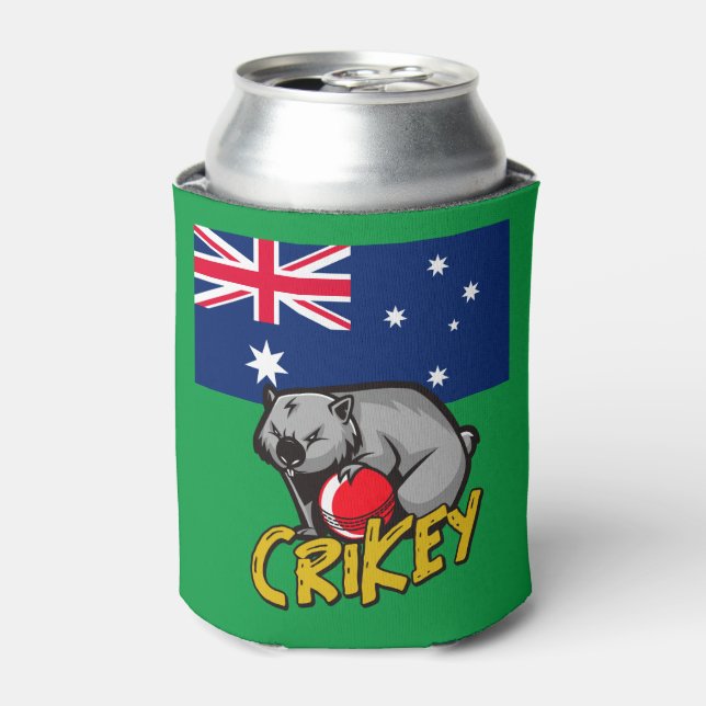 Australia Crickey Cricket Wombat,  Can Cooler (Can Front)