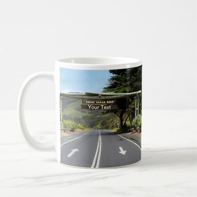 Australia Customisable Great Ocean Road Coffee Mug (Left)