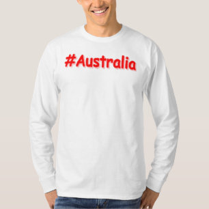 "#Australia" Cute Design. Buy Now T-Shirt