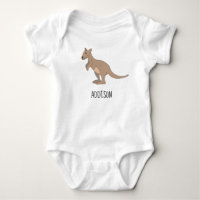 Australia Cute Kangaroo Doodle and Name
