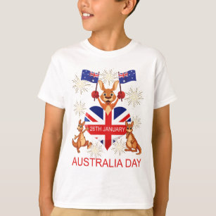 AUSTRALIA DAY 26TH JANUARY, KANGAROOS, KID'S T-Shirt
