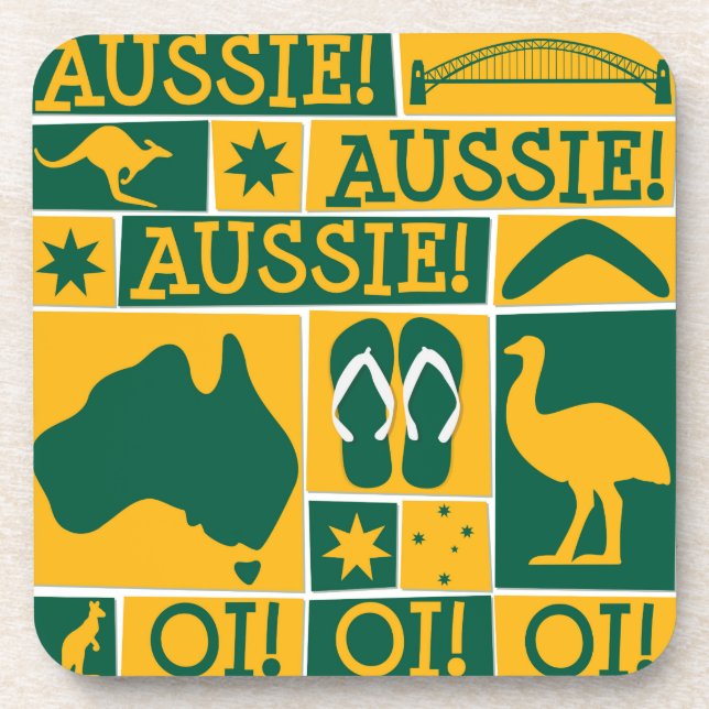 Australia Day Coaster (Front)