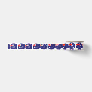 Australia Day Flag Satin Ribbon